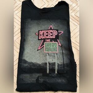 Torrid Black Tee with Pink Graphic